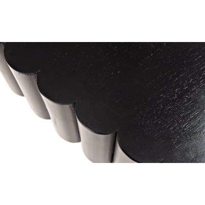 Luther Table, Hand Rubbed Black