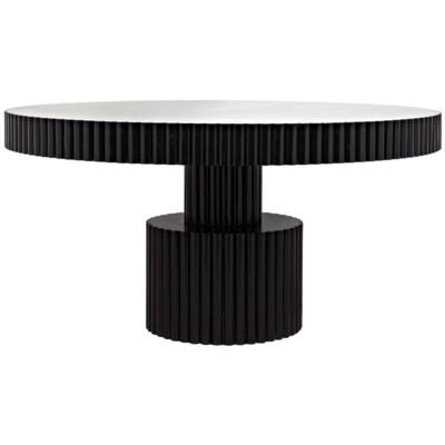 Luther Table, Hand Rubbed Black