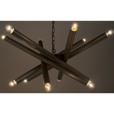 Lex Chandelier, Antique Silver