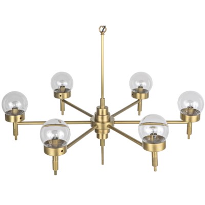 Leslie Chandelier, Antique Brass