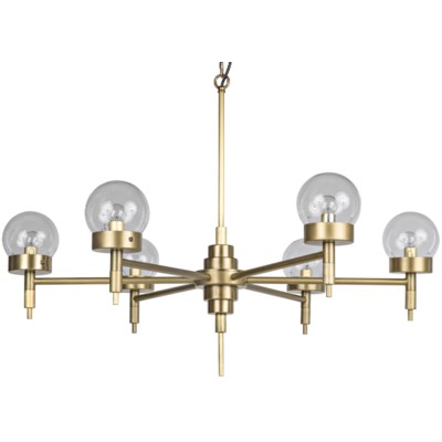 Leslie Chandelier, Antique Brass