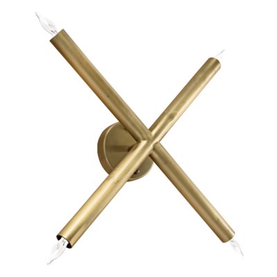 Cross Sconce, Antique Brass