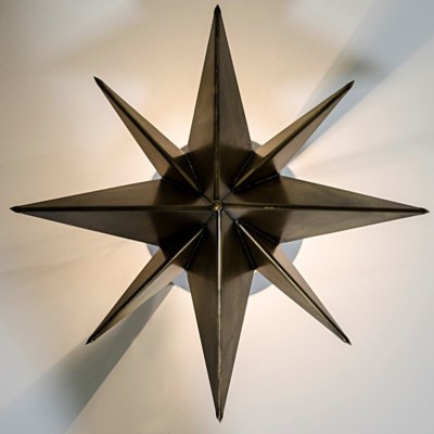 Star Sconce, Metal