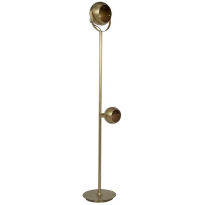Bullet Floor Lamp, Antique Brass