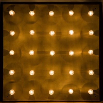 Full Frontal Lamp, Antique Brass