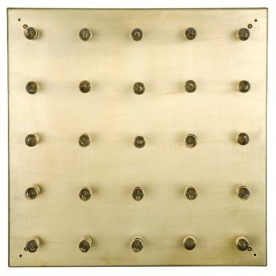 Full Frontal Lamp, Antique Brass