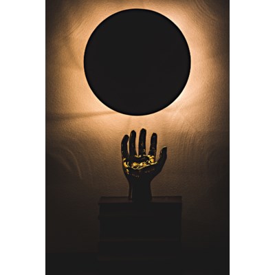 Lubmila Sconce, Antique Brass