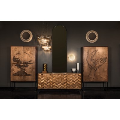 Lubmila Sconce, Antique Brass