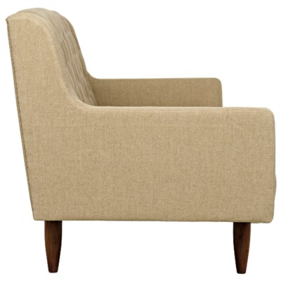Reynolds Sofa, Tufted, Linen