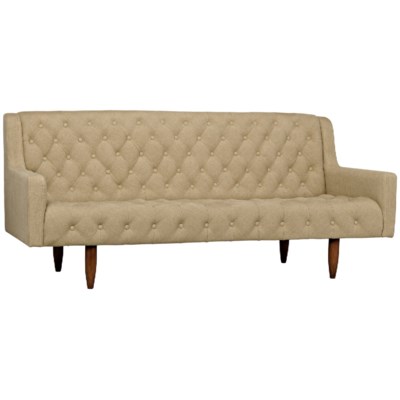 Reynolds Sofa, Tufted, Linen