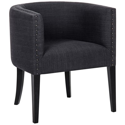 Dede Lounge Chair, Hand Rubbed Black