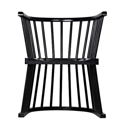 Bolah Chair, Hand Rubbed Black
