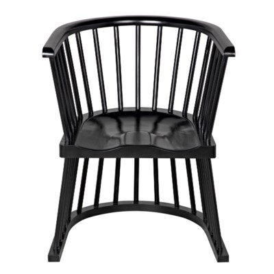 Bolah Chair, Hand Rubbed Black