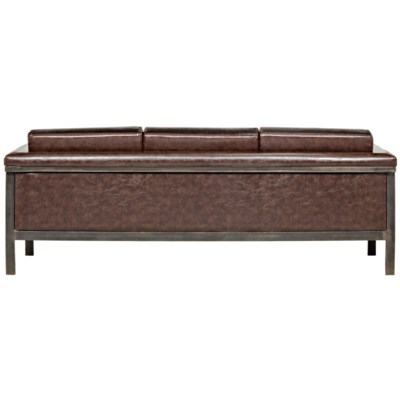 Mitsuru Sofa, Metal and Leather