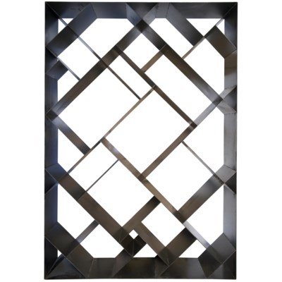 Small Diagonal Bookcase, Metal
