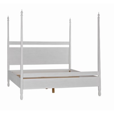 QS Venice Bed, Eastern King, White Wash