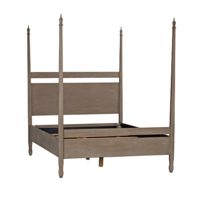 QS Venice Bed, Queen, Weathered