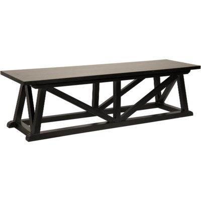 Sutton Bench, Hand Rubbed Black