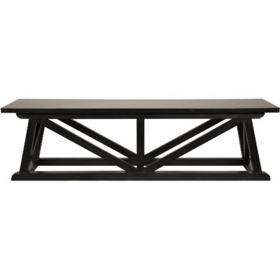 Sutton Bench, Hand Rubbed Black