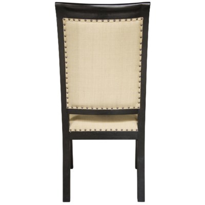 Henry Arm Chair, Hand Rubbed Black