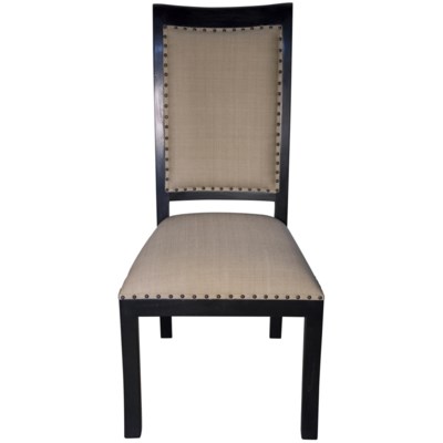 Henry Side Chair, Hand Rubbed Black