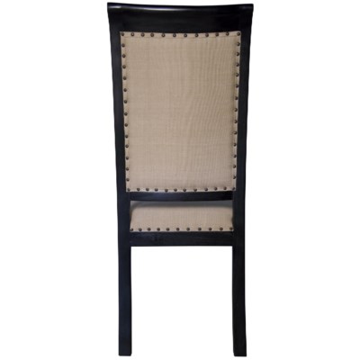 Henry Side Chair, Hand Rubbed Black