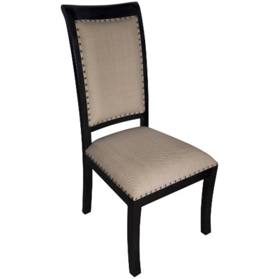 Henry Side Chair, Hand Rubbed Black