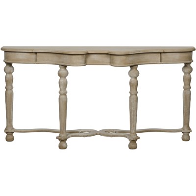 QS Chateau Sofa Table, Weathered