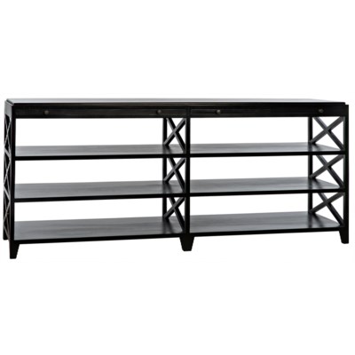 QS Sutton Console, Hand Rubbed Black