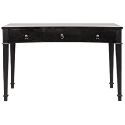 QS Curba Desk, Hand Rubbed Black