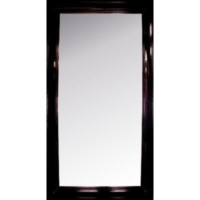 Colonial Floor Mirror, Large, Distressed Brown
