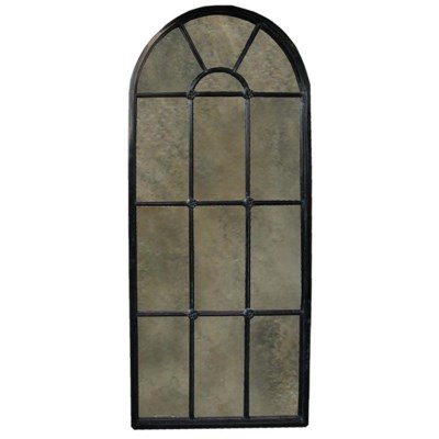 Door Mirror, Hand Rubbed Black
