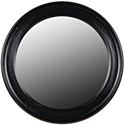 Sutton Mirror, Hand Rubbed Black