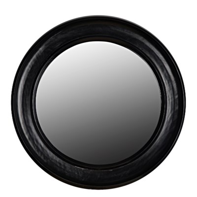 Sutton Mirror, Small, Hand Rubbed Black