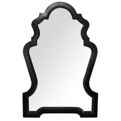 Chipendale Mirror, Hand Rubbed Black
