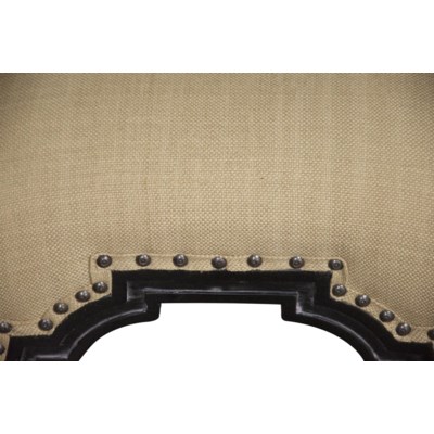 QS Abacus Bar Stool, Hand Rubbed Black