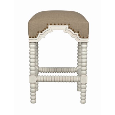QS Abacus Counter Stool, White Wash