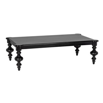 QS Graff Coffee Table, Hand Rubbed Black