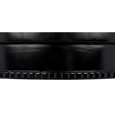 QS Scheffield Round End Table, Black