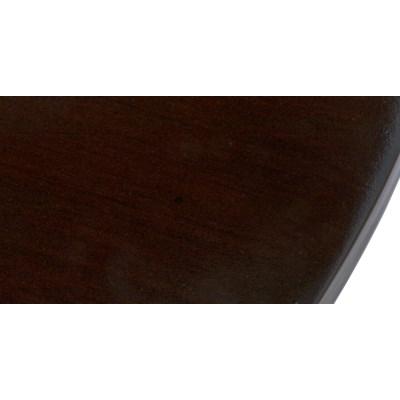 QS Scheffield Round End Table, Distressed Brown