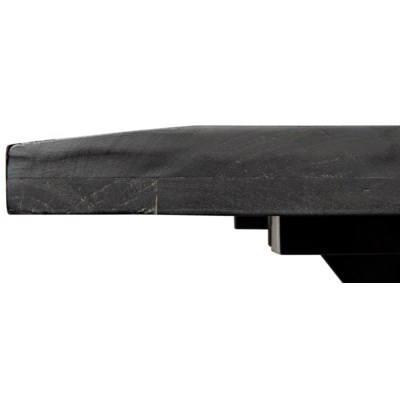 QS X Dining Table, Hand Rubbed Black