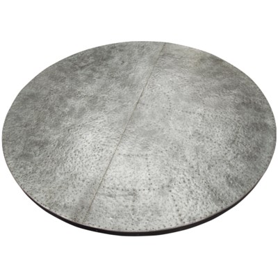 QS Zinc Top Table, Old Wood