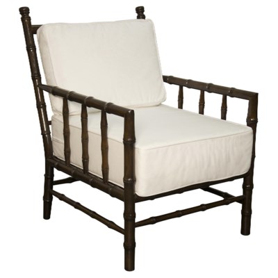 Bamboo Relax Chair, Distressed Brown