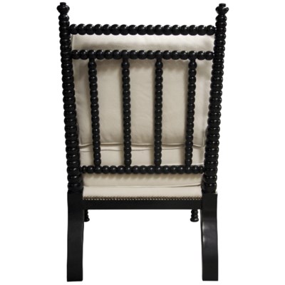 QS Abacus Relax Chair, Distressed Black