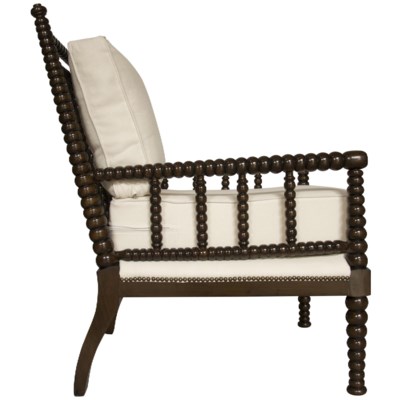 QS Abacus Relax Chair, Distressed Brown