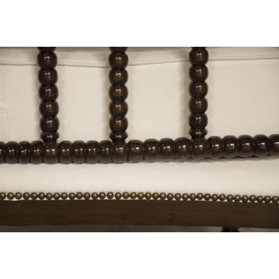 QS Abacus Relax Chair, Distressed Brown